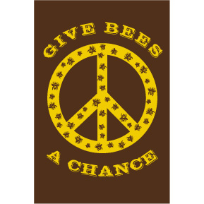 Give Bees A Chance 2" x 3" Magnet
